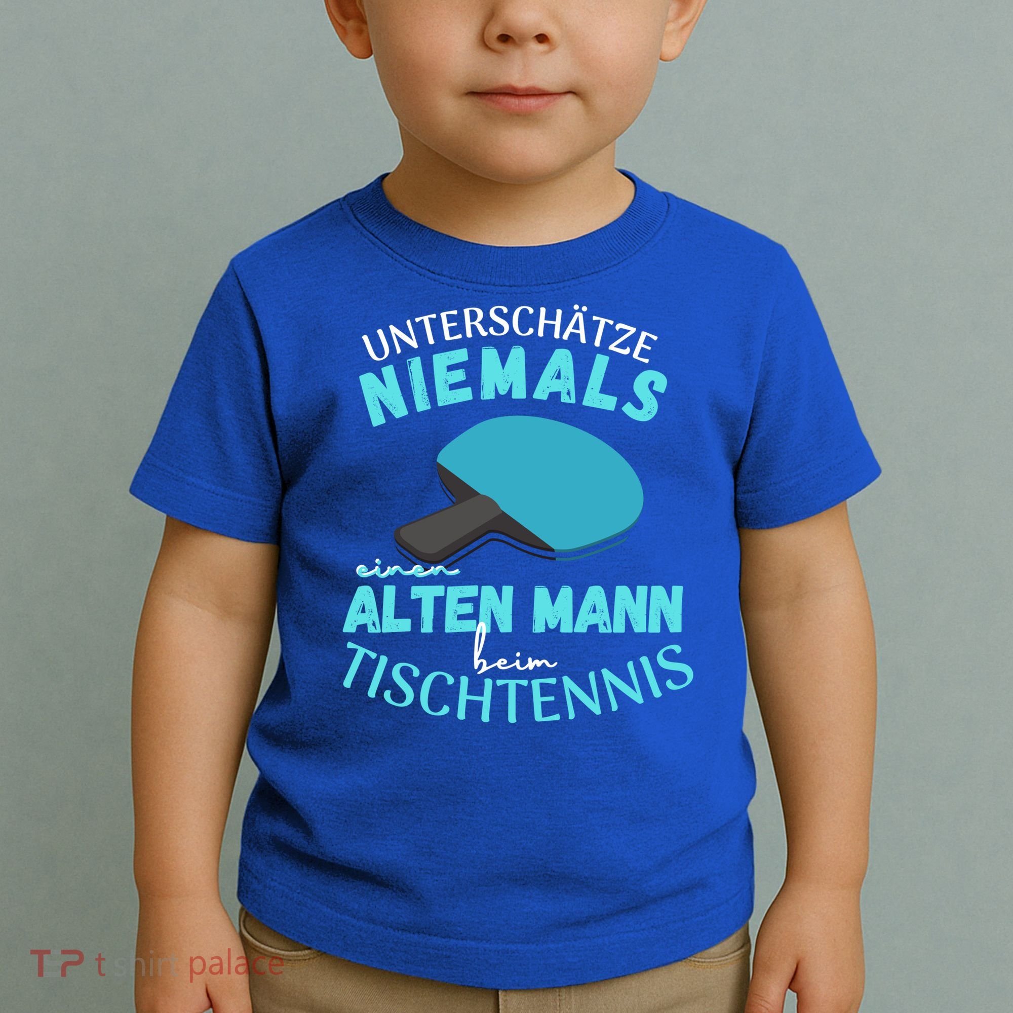 Table Tennis Ping Pong Dad Grandpa Grandfather Fathers Day Gift Toddler T-Shirt