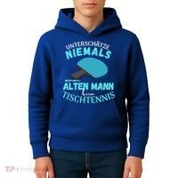 Table Tennis Ping Pong Dad Grandpa Grandfather Fathers Day Gift Kids Hoodie thumb 4
