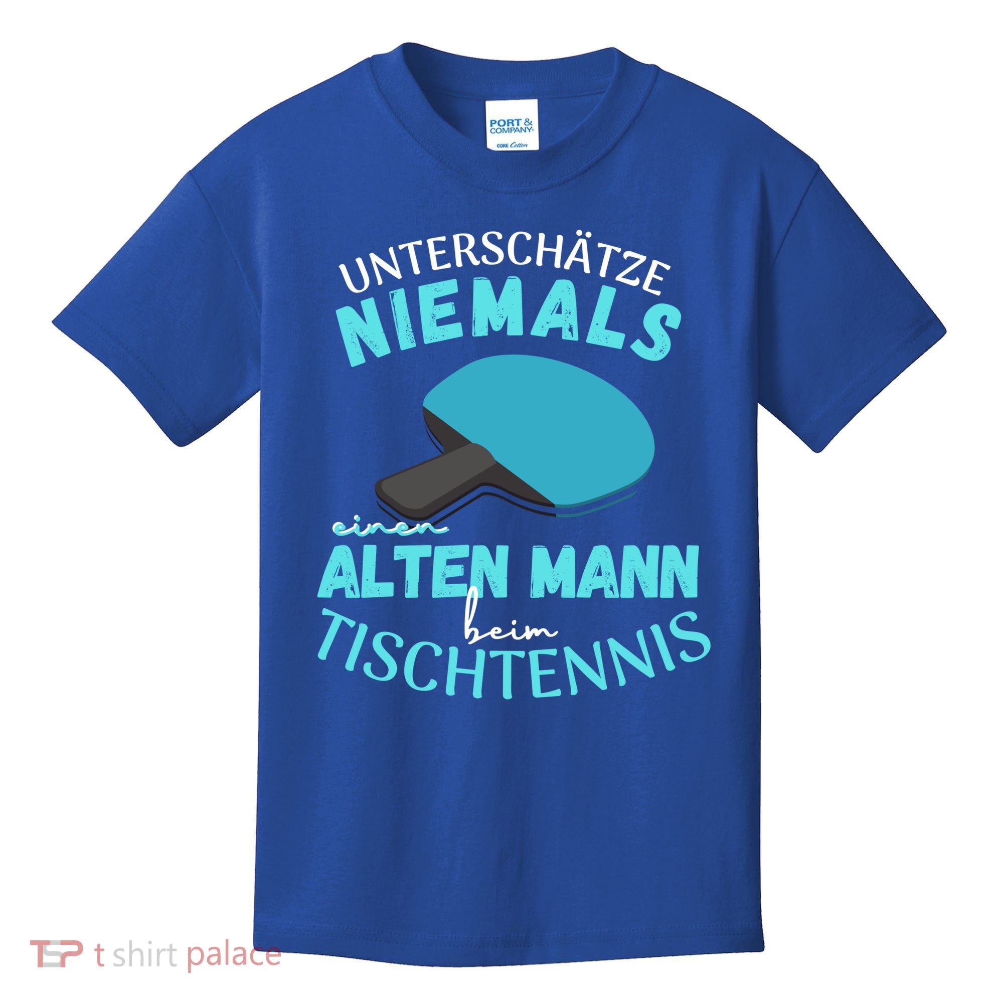 Table Tennis Ping Pong Dad Grandpa Grandfather Fathers Day Gift Kids T-Shirt