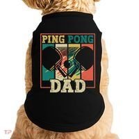 Table Tennis Player Father Ping Pong Dad Funny Table Tennis Great Gift Doggie Tank thumb 0