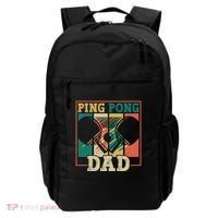 Table Tennis Player Father Ping Pong Dad Funny Table Tennis Great Gift Backpack thumb 0