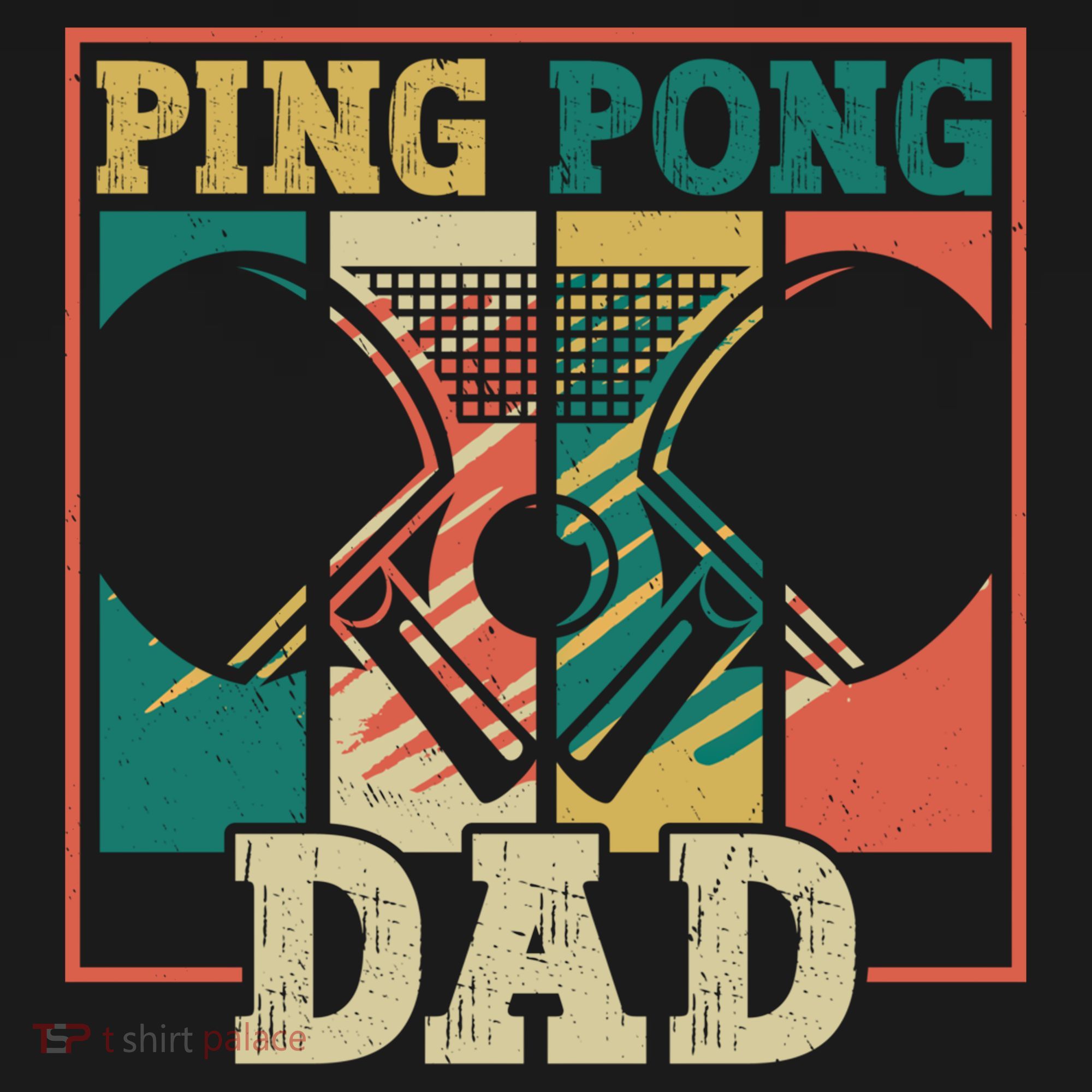 Table Tennis Player Father Ping Pong Dad Funny Table Tennis Great Gift Bucket Hat