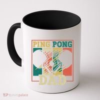 Table Tennis Player Father Ping Pong Dad Funny Table Tennis Great Gift Coffee Mug thumb 0