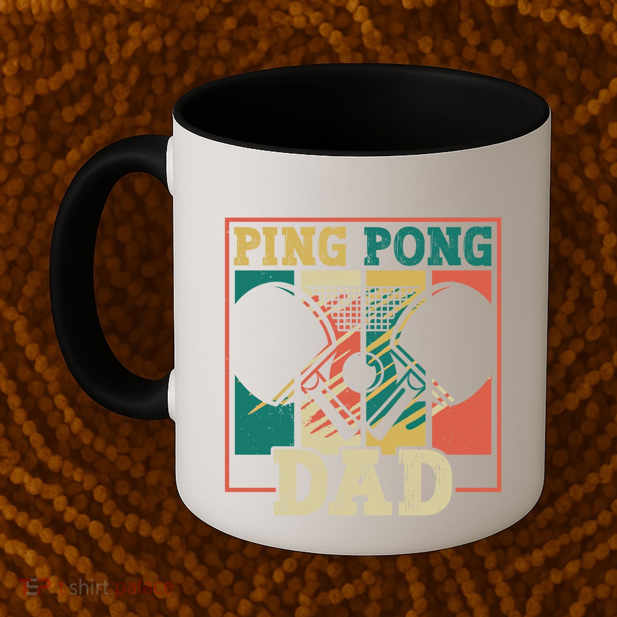Table Tennis Player Father Ping Pong Dad Funny Table Tennis Great Gift Coffee Mug