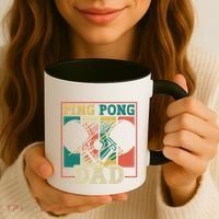 Table Tennis Player Father Ping Pong Dad Funny Table Tennis Great Gift Coffee Mug thumb 3
