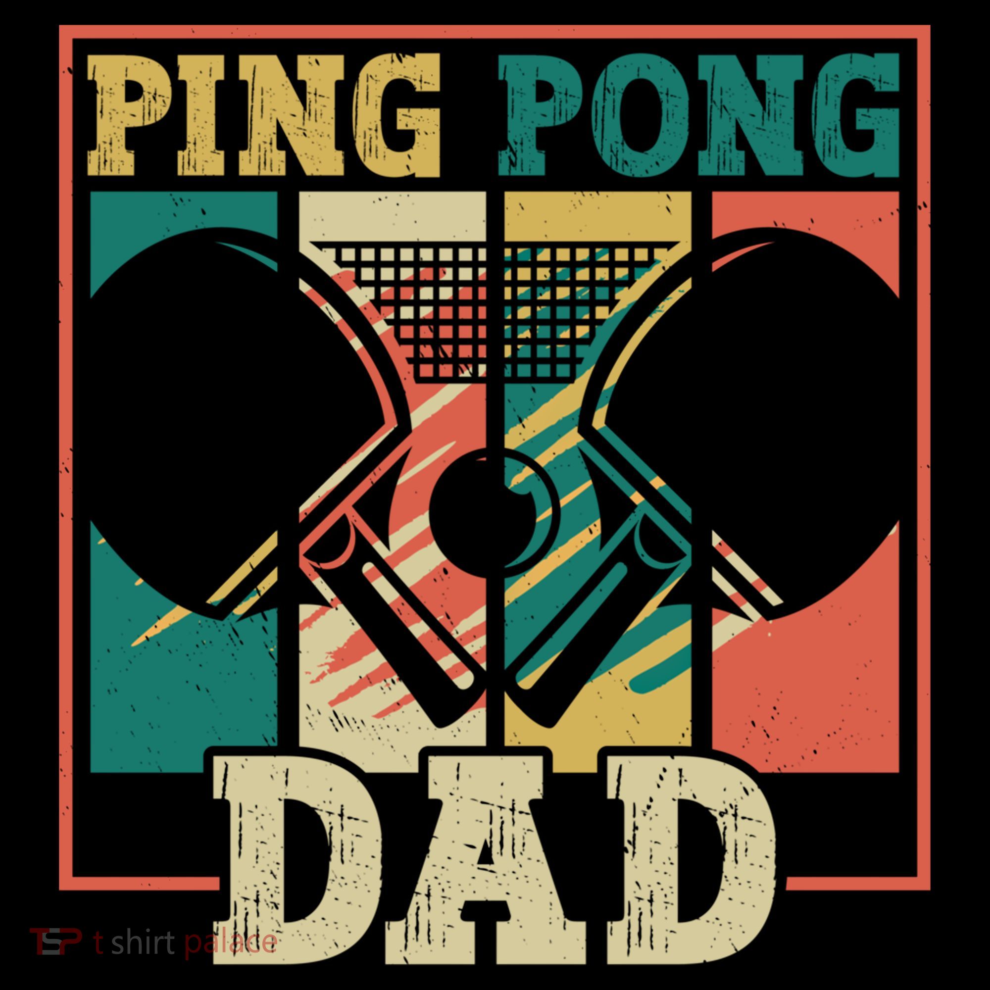 Table Tennis Player Father Ping Pong Dad Funny Table Tennis Great Gift Coffee Mug