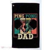 Table Tennis Player Father Ping Pong Dad Funny Table Tennis Great Gift Golf Towel thumb 0