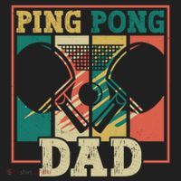 Table Tennis Player Father Ping Pong Dad Funny Table Tennis Great Gift Golf Towel thumb 3