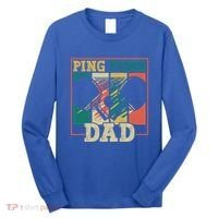 Table Tennis Player Father Ping Pong Dad Funny Table Tennis Great Gift Long Sleeve Shirt thumb 0
