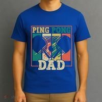 Table Tennis Player Father Ping Pong Dad Funny Table Tennis Great Gift T-Shirt thumb 3