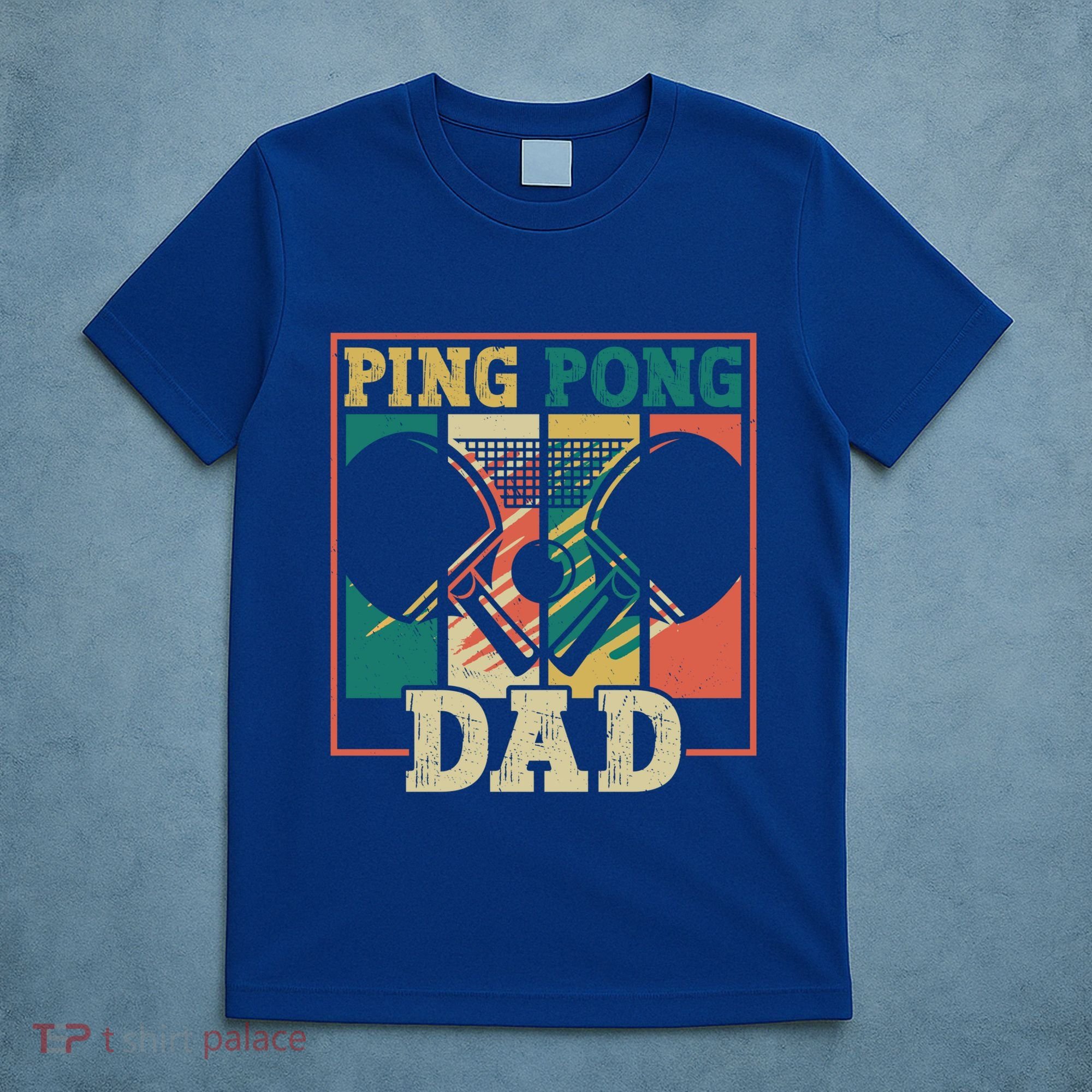 Table Tennis Player Father Ping Pong Dad Funny Table Tennis Great Gift T-Shirt