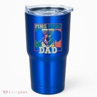 Table Tennis Player Father Ping Pong Dad Funny Table Tennis Great Gift Tumbler thumb 0