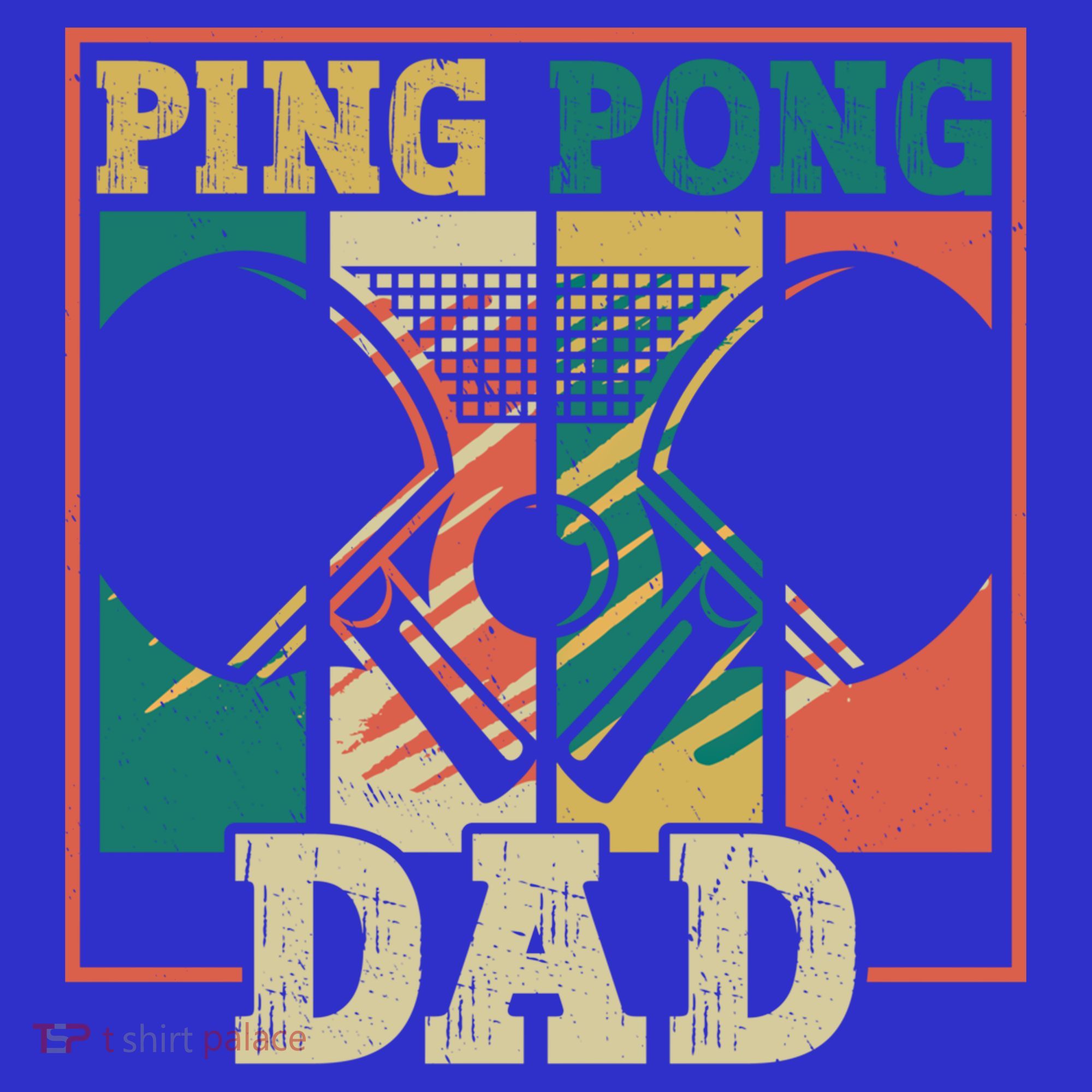 Table Tennis Player Father Ping Pong Dad Funny Table Tennis Great Gift Mousepad