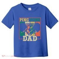 Table Tennis Player Father Ping Pong Dad Funny Table Tennis Great Gift Toddler T-Shirt thumb 0