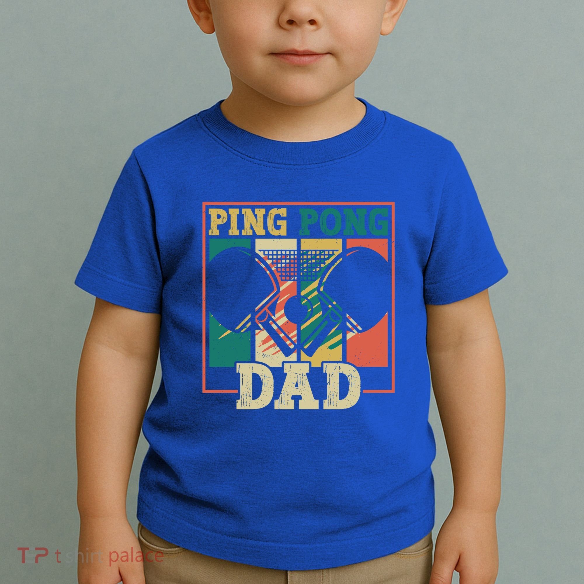 Table Tennis Player Father Ping Pong Dad Funny Table Tennis Great Gift Toddler T-Shirt