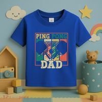 Table Tennis Player Father Ping Pong Dad Funny Table Tennis Great Gift Toddler T-Shirt thumb 3