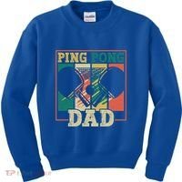 Table Tennis Player Father Ping Pong Dad Funny Table Tennis Great Gift Kids Sweatshirt thumb 0