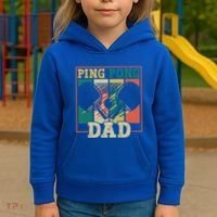 Table Tennis Player Father Ping Pong Dad Funny Table Tennis Great Gift Kids Hoodie thumb 3