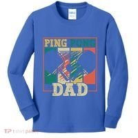 Table Tennis Player Father Ping Pong Dad Funny Table Tennis Great Gift Kids Long Sleeve Shirt thumb 0