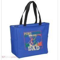 Table Tennis Player Father Ping Pong Dad Funny Table Tennis Great Gift Tote Bag thumb 2