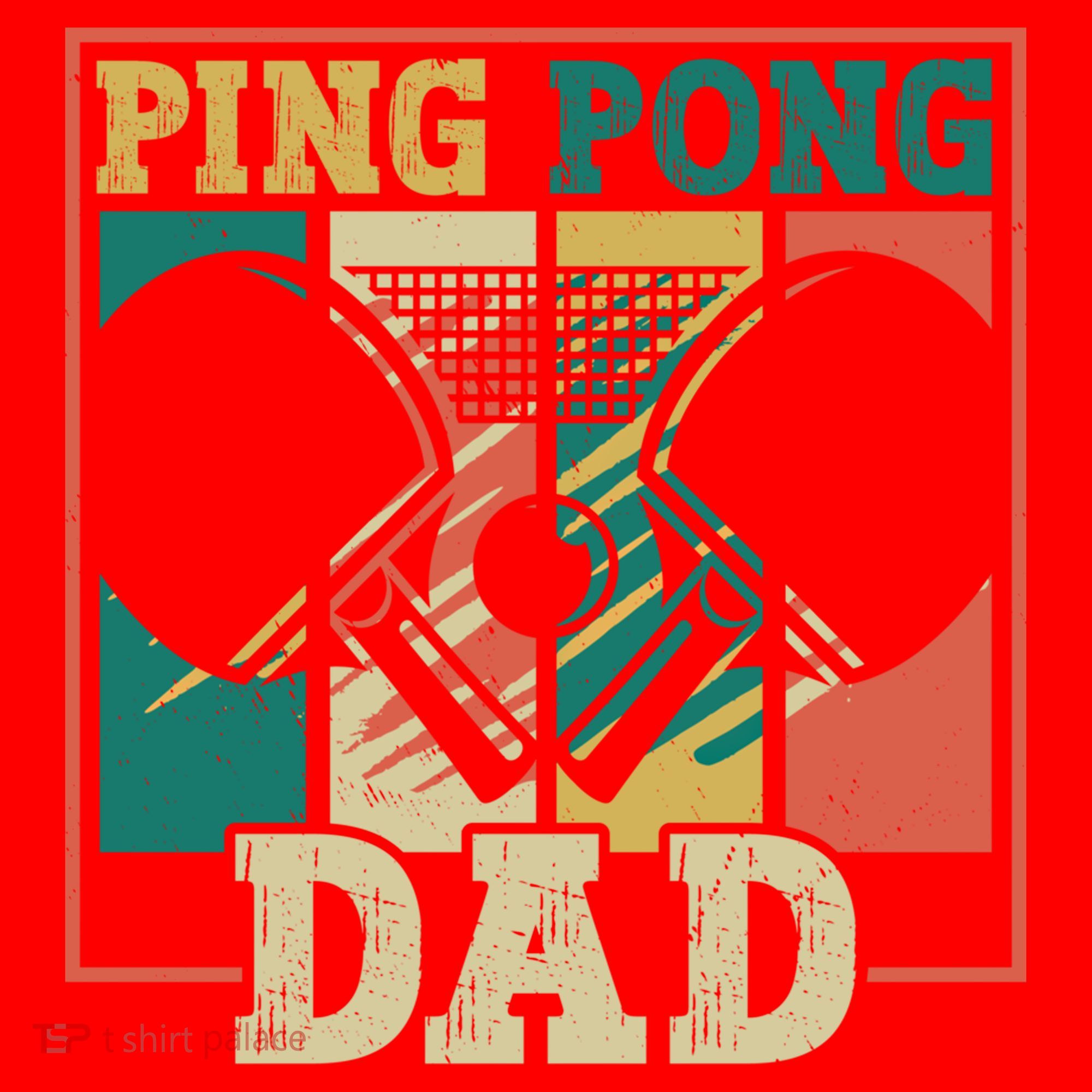 Table Tennis Player Father Ping Pong Dad Funny Table Tennis Great Gift Santa Hat
