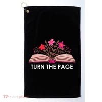 Turn The Page ShirtTeacher Floral Book TTurn The Page Golf Towel thumb 0