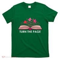 Turn The Page ShirtTeacher Floral Book TTurn The Page T-Shirt thumb 0