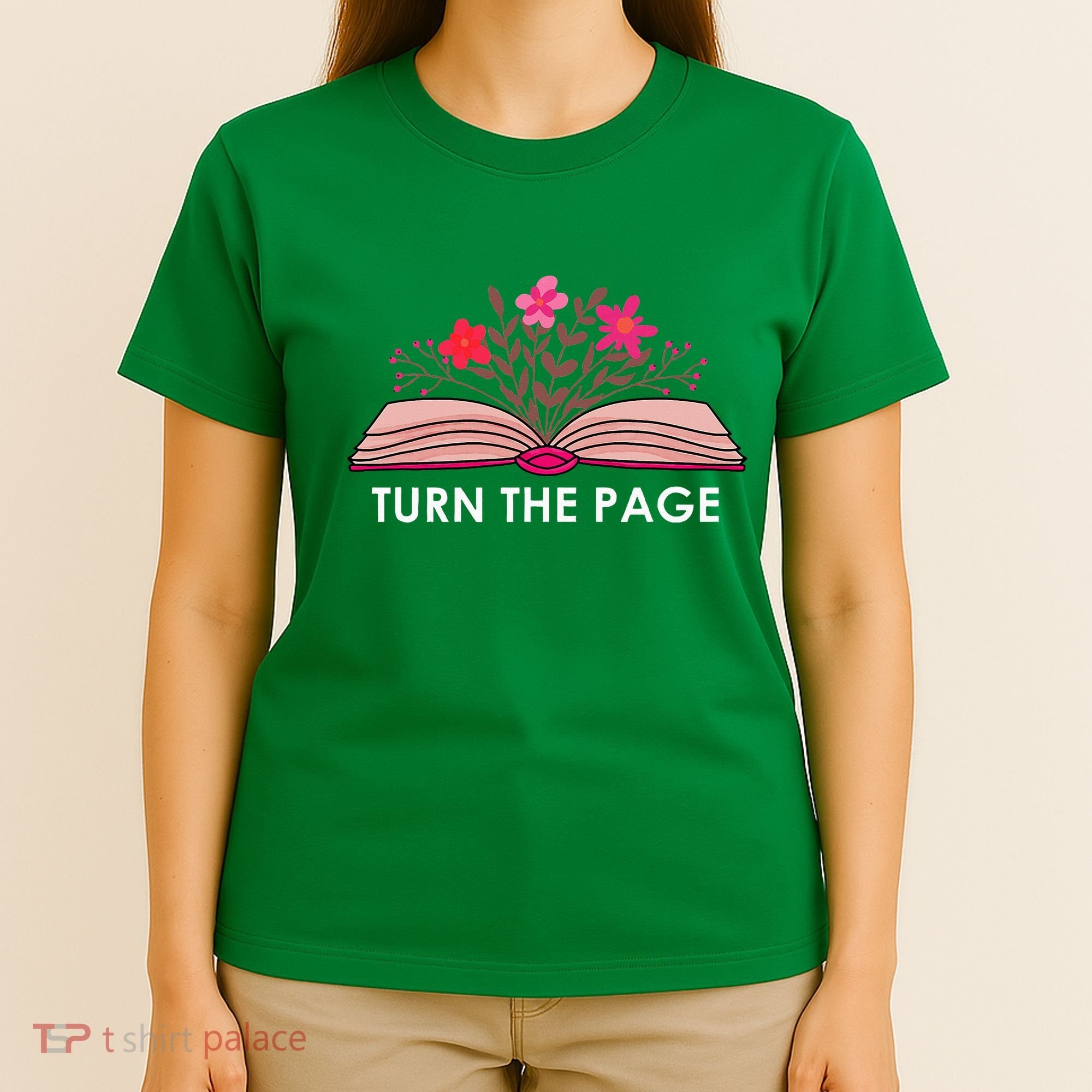 Turn The Page ShirtTeacher Floral Book TTurn The Page T-Shirt