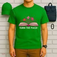 Turn The Page ShirtTeacher Floral Book TTurn The Page T-Shirt thumb 6