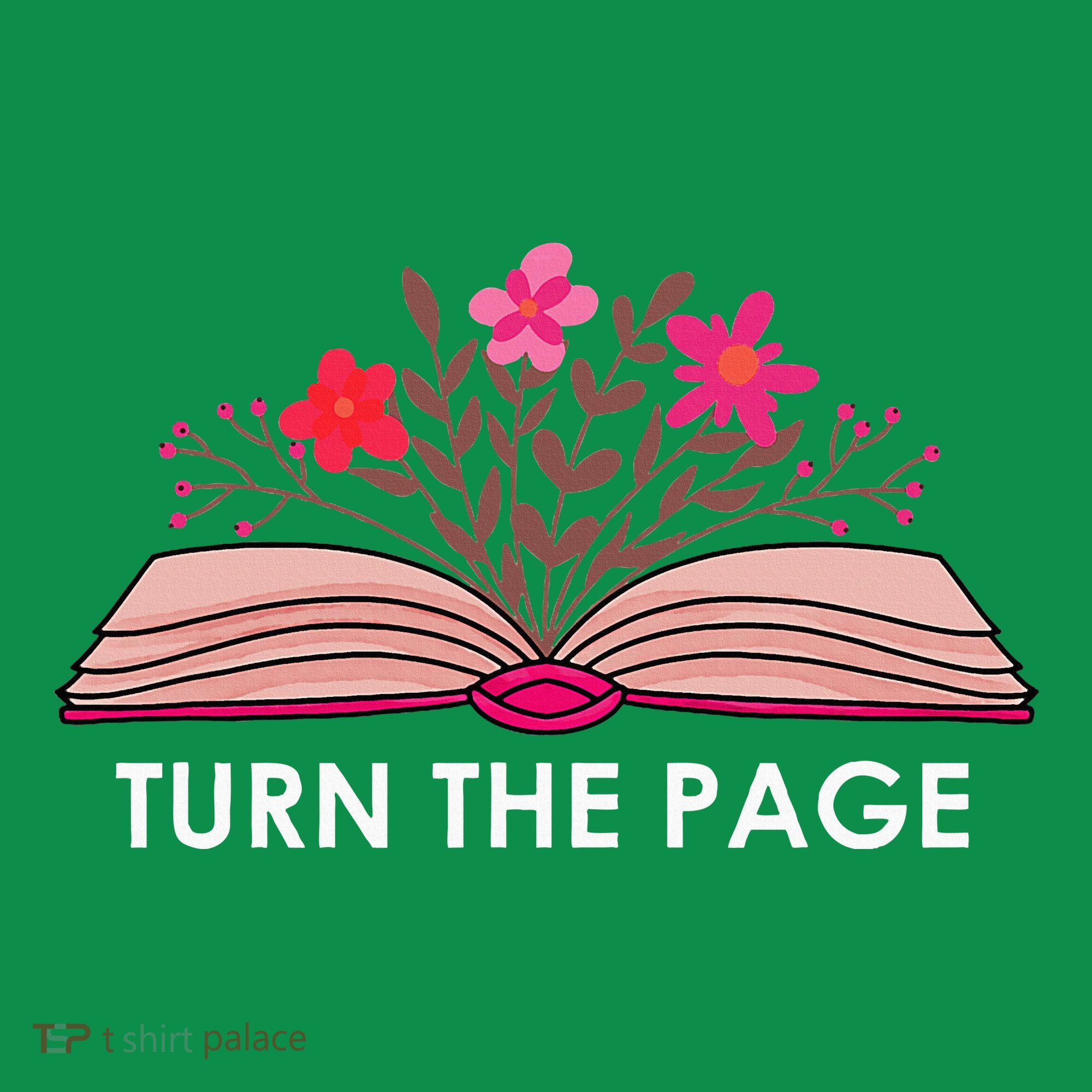 Turn The Page ShirtTeacher Floral Book TTurn The Page T-Shirt
