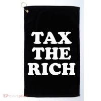 Tax The Rich Golf Towel thumb 0