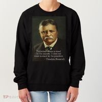Theodore Teddy Roosevelt Meme Anti Trump Women's Sweatshirt thumb 0