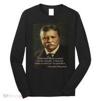 Theodore Teddy Roosevelt Meme Anti Trump Long Sleeve Shirt thumb 0