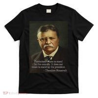 Theodore Teddy Roosevelt Meme Anti Trump T-Shirt thumb 0