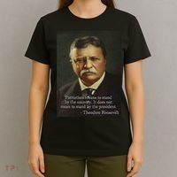Theodore Teddy Roosevelt Meme Anti Trump T-Shirt thumb 4