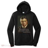 Theodore Teddy Roosevelt Meme Anti Trump Women's Hoodie thumb 0