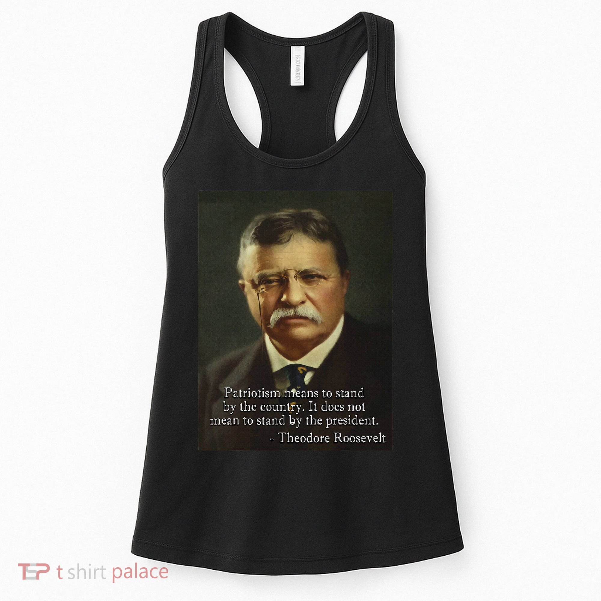 Theodore Teddy Roosevelt Meme Anti Trump Women's Tank Top