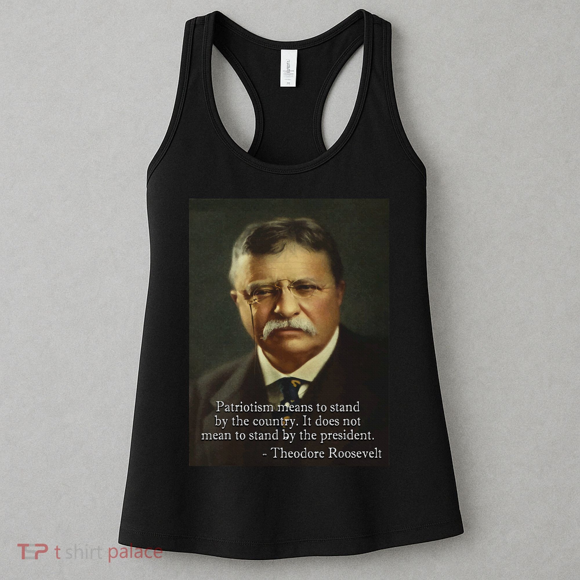Theodore Teddy Roosevelt Meme Anti Trump Women's Tank Top