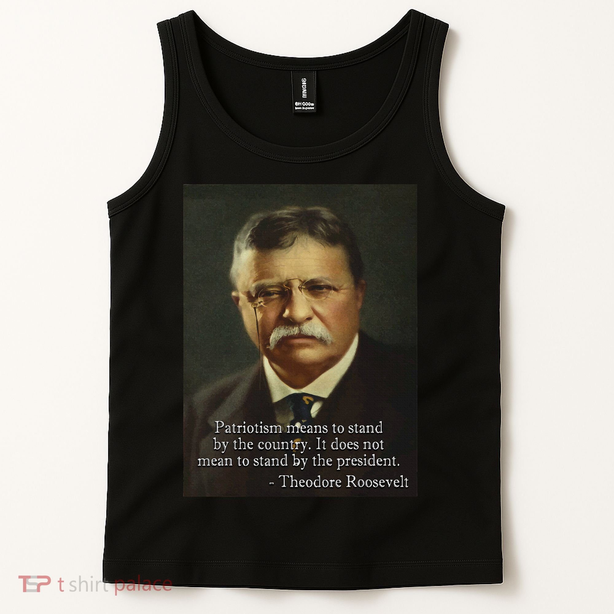 Theodore Teddy Roosevelt Meme Anti Trump Tank Top