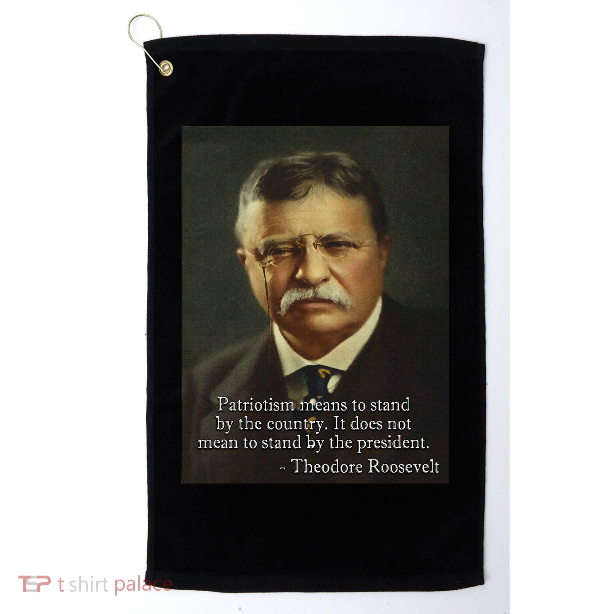 Theodore Teddy Roosevelt Meme Anti Trump Golf Towel