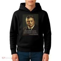 Theodore Teddy Roosevelt Meme Anti Trump Kids Hoodie thumb 4