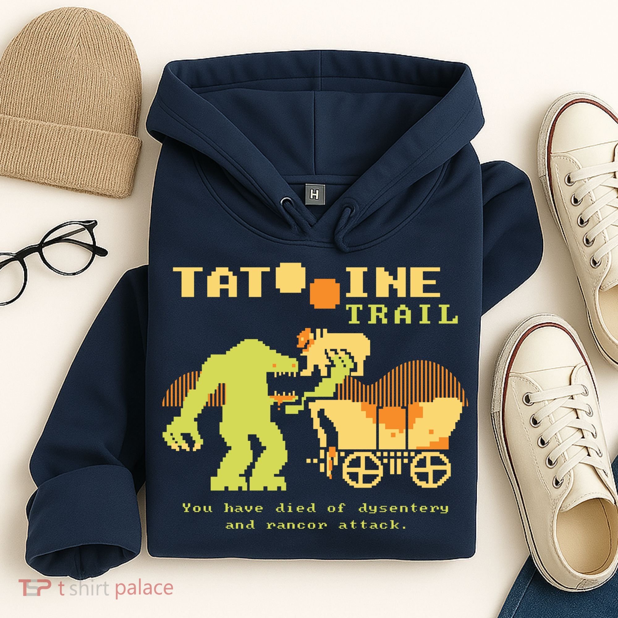 Tatoonie Trail Retro Gamer Hoodie