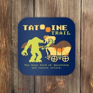 Tatoonie Trail Retro Gamer Coaster