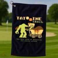 Tatoonie Trail Retro Gamer Golf Towel thumb 1