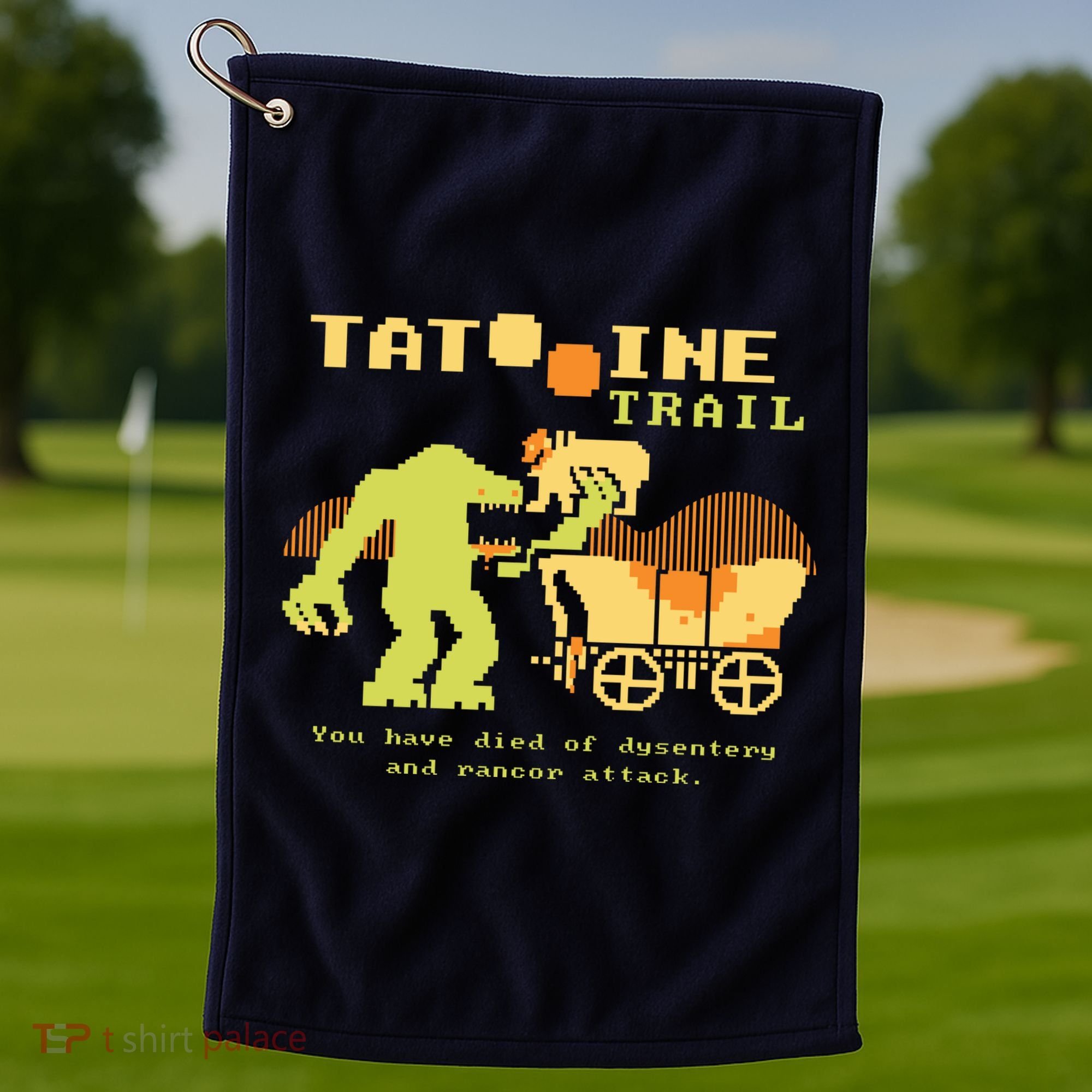 Tatoonie Trail Retro Gamer Golf Towel