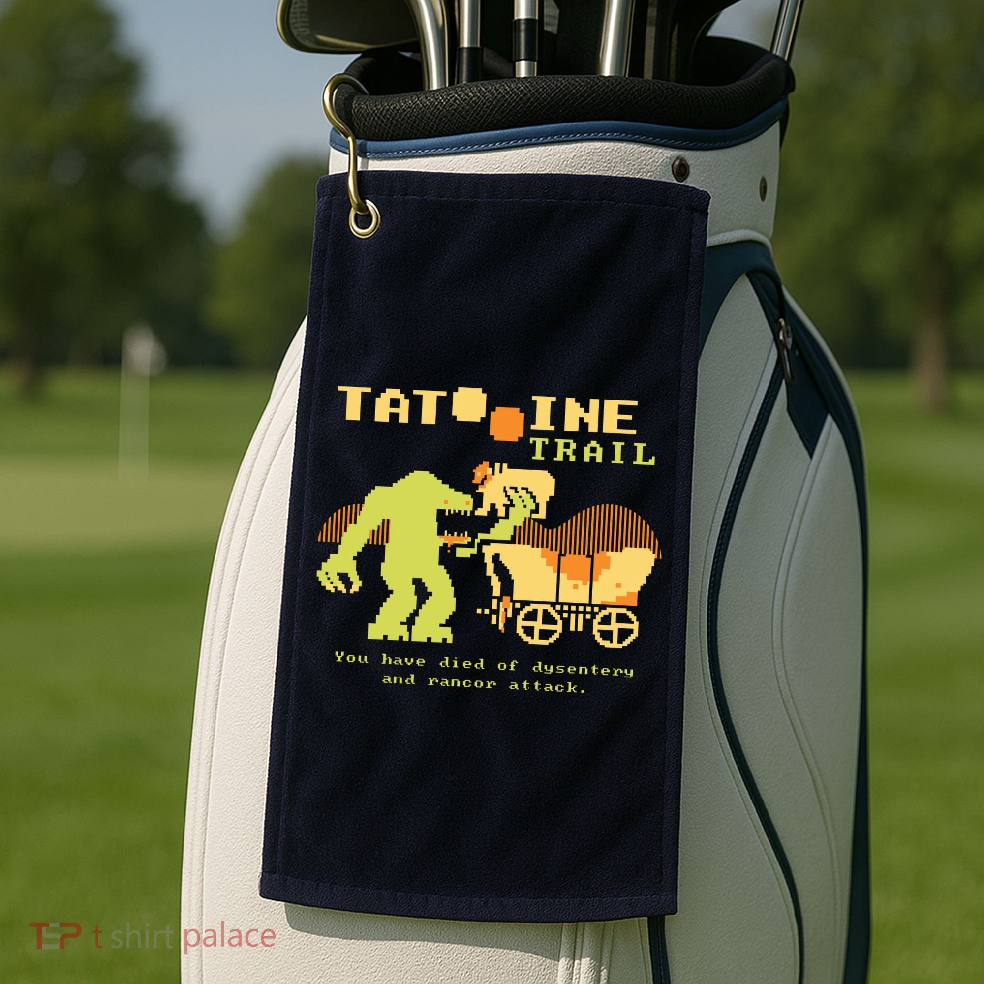 Tatoonie Trail Retro Gamer Golf Towel