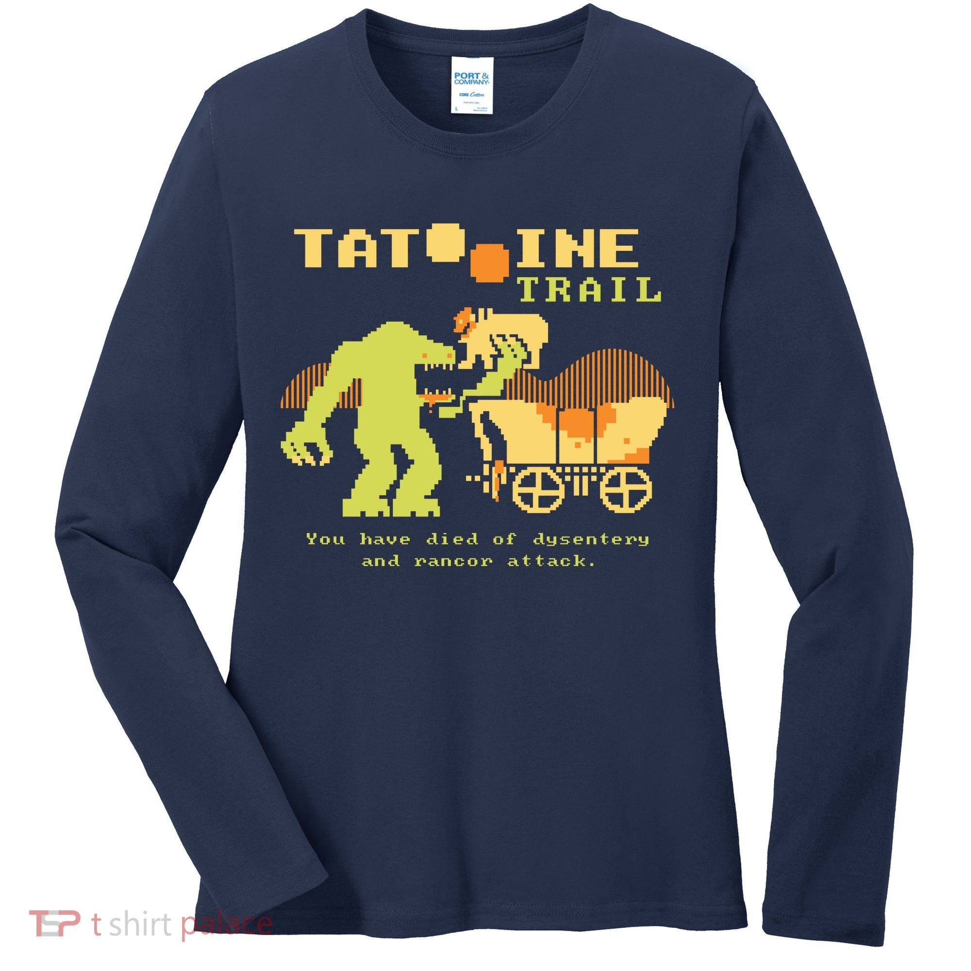 Tatoonie Trail Retro Gamer Women's Long Sleeve Shirt