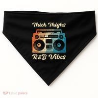 Thick Thighs R&B Vibes USA-Made Doggie Bandana thumb 0