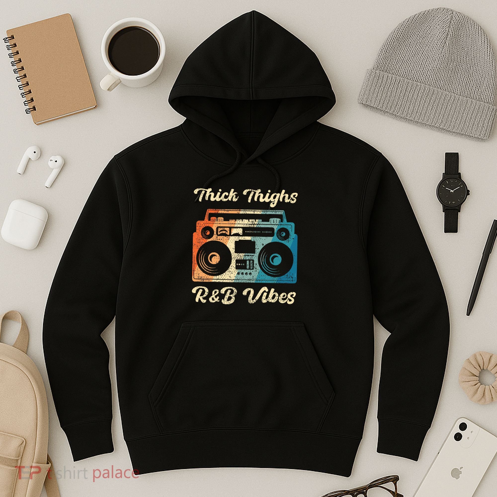Thick Thighs R&B Vibes Hoodie