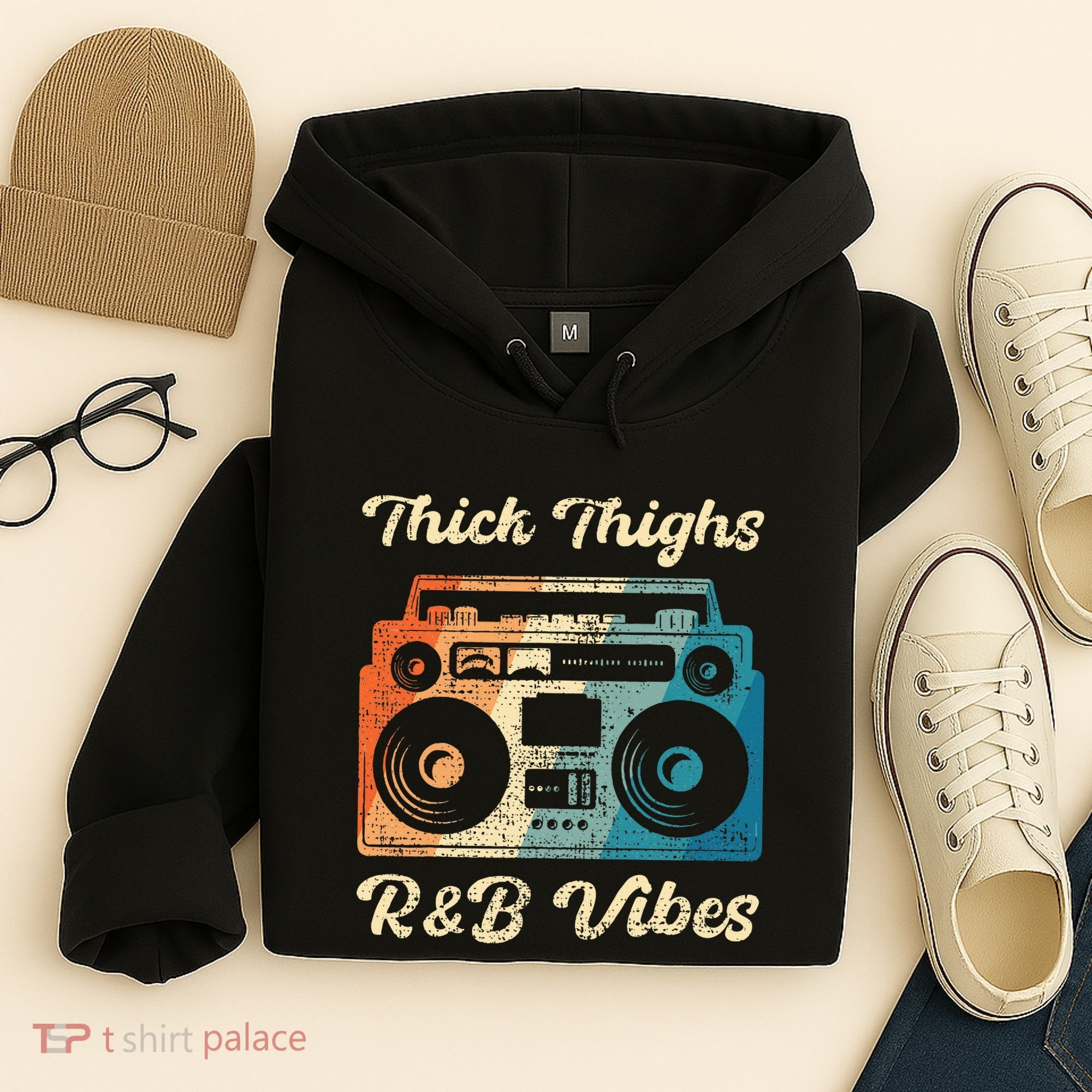 Thick Thighs R&B Vibes Hoodie